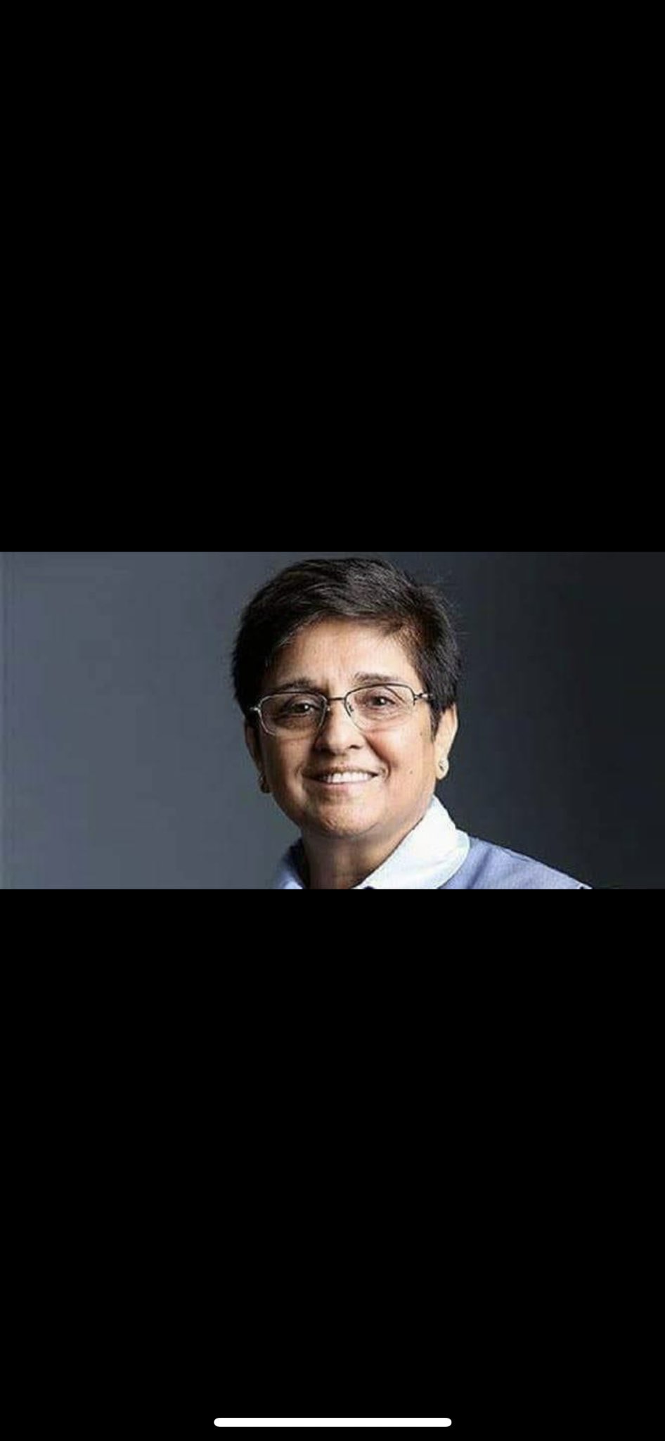 Happy birthday to the First Lady IPS officer of India Kiran Bedi 