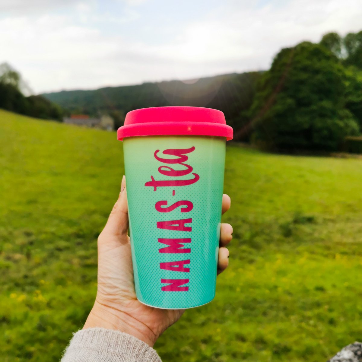 DGC_Calver's tweet photo. Namas-tea to you this grey June morning🧘‍♀️

The looming rain can't keep us down - we're opening in just over a week and we've got to get a move on! 

(oh, and this amazing takeaway mug is available here 👉https://t.co/IvZxlQ2VaO)

#LetsDoThis #SheffieldIsSuper #Namastae https://t.co/F5mqHD2CWc