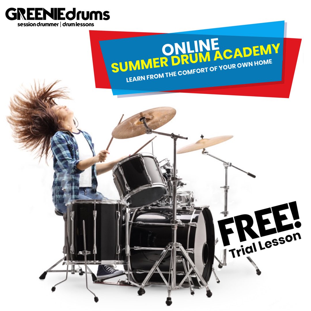 greeniedrums's tweet photo. 🥁I’m launching my ‘Online Summer Drum Academy’ today 🥳
For more information head to: https://t.co/oELFeeabup
or email: info@greeniedrums.com 🥁
#drums #drummer #drumlesson #onlinedrumlesson #onlinetuition #kidsactivities https://t.co/ugUzsZvzie