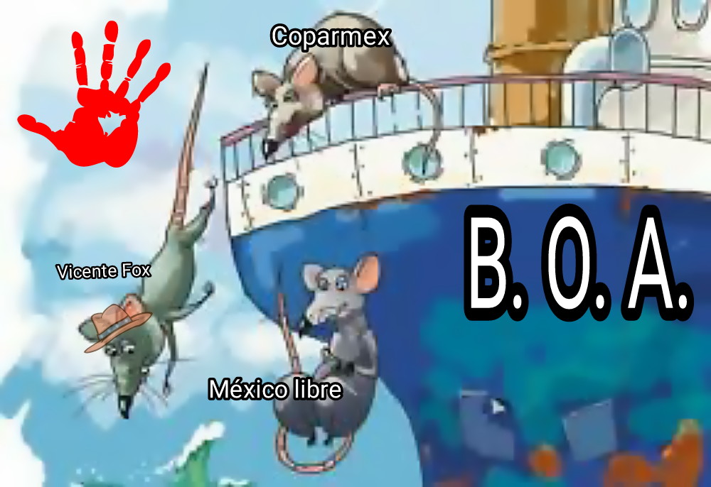 anti_virus_'s tweet photo. Cuando se hunde el barco, lo primero que saltan son las ratas. @CaguamonFelipe @Chairomantico3 @tumbaburross @Piedrulces @veronika4t @_VicenteSerrano https://t.co/nSnpO4hD0T