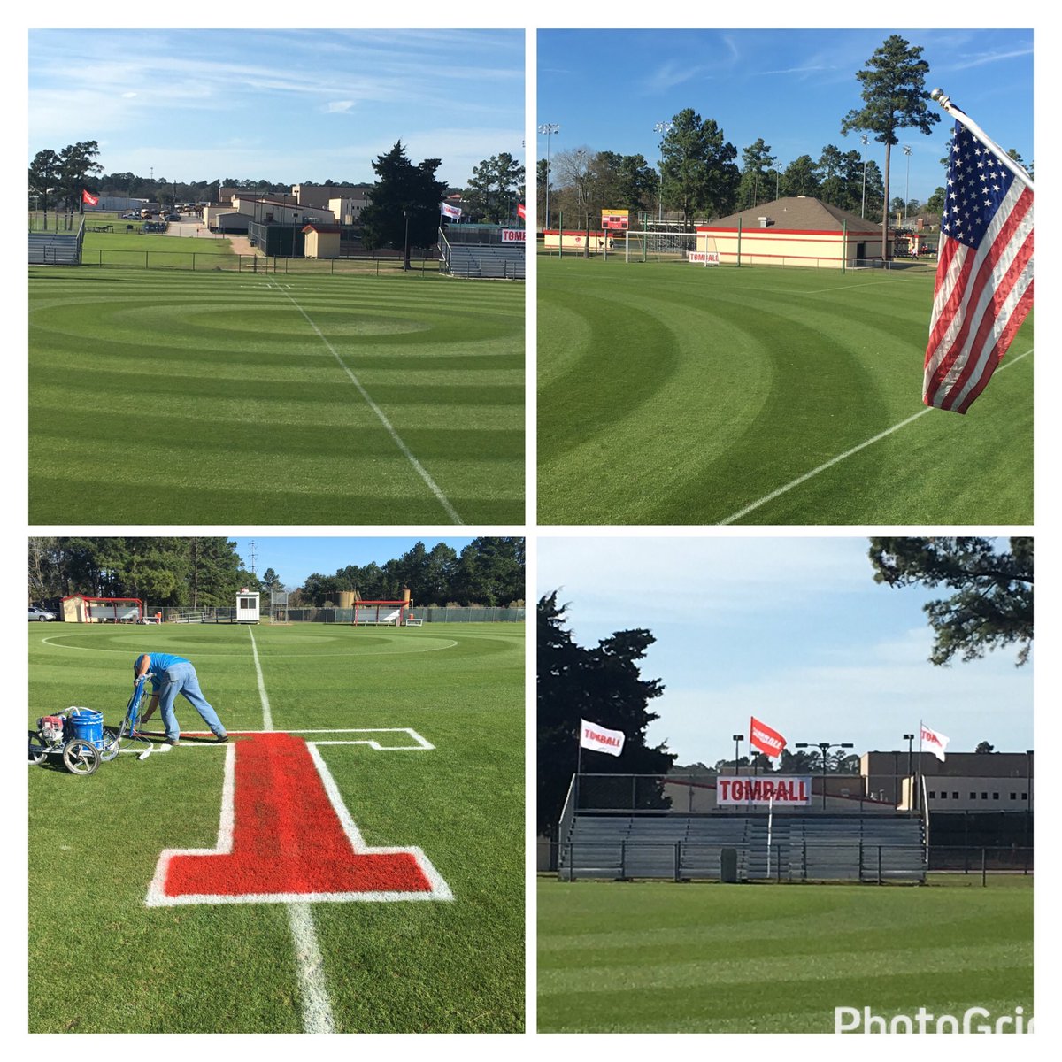 MrsFreisleben's tweet photo. Heartfelt congrats to Jim Wiggins @fieldraker !  30 YEARS of servant leadership...giving 100% of yourself to countless student-athletes, coaches, parents and fans in @TomballISD. No one does it better than you &amp; I was so blessed to have you on my sidelines❤️🐷⚽️ https://t.co/fXbFaKIrNj