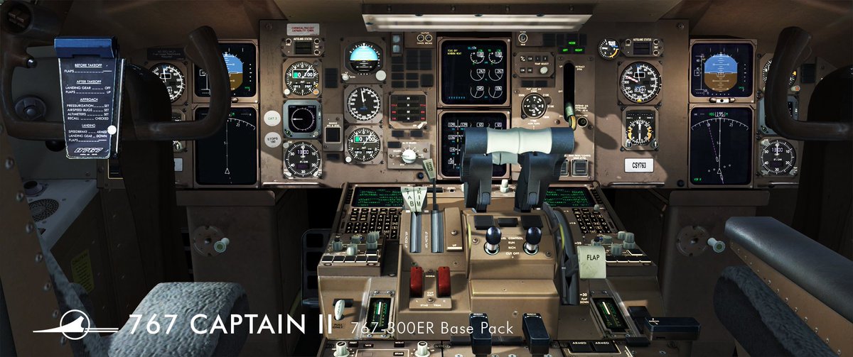 Captain_Sim's tweet image. Captains,
The 767 Captain II update to Version 0.97 is available: captainsim.net/products/y767/…