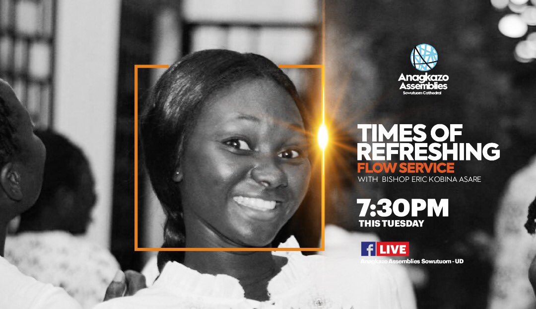 aasowutuom's tweet image. Have you heard about Times Of Freshing #FlowService 😃? Probably not! Join us tonight for a word encounter with Bishop @kobinaasare at 7:30pm GMT. Facebook Live: @aasowutuom

#TOR #FlowWithMe #RefreshMe