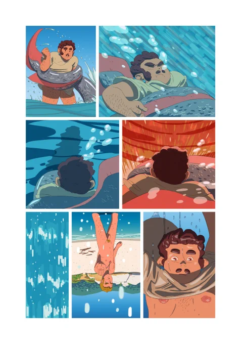 I just realized that this page I did like ages ago for an erotic anthology by @attaccapanni_p was... good? 