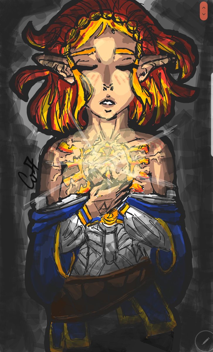 A Zelda Breath of the Wild 2 inspired piece. Did it all on my Note 8 phone. I'm so excited for this game to release! #ZeldaBreathoftheWild #Zelda #LegendOfZelda #digitalart #digitalartwork #galaxynote8