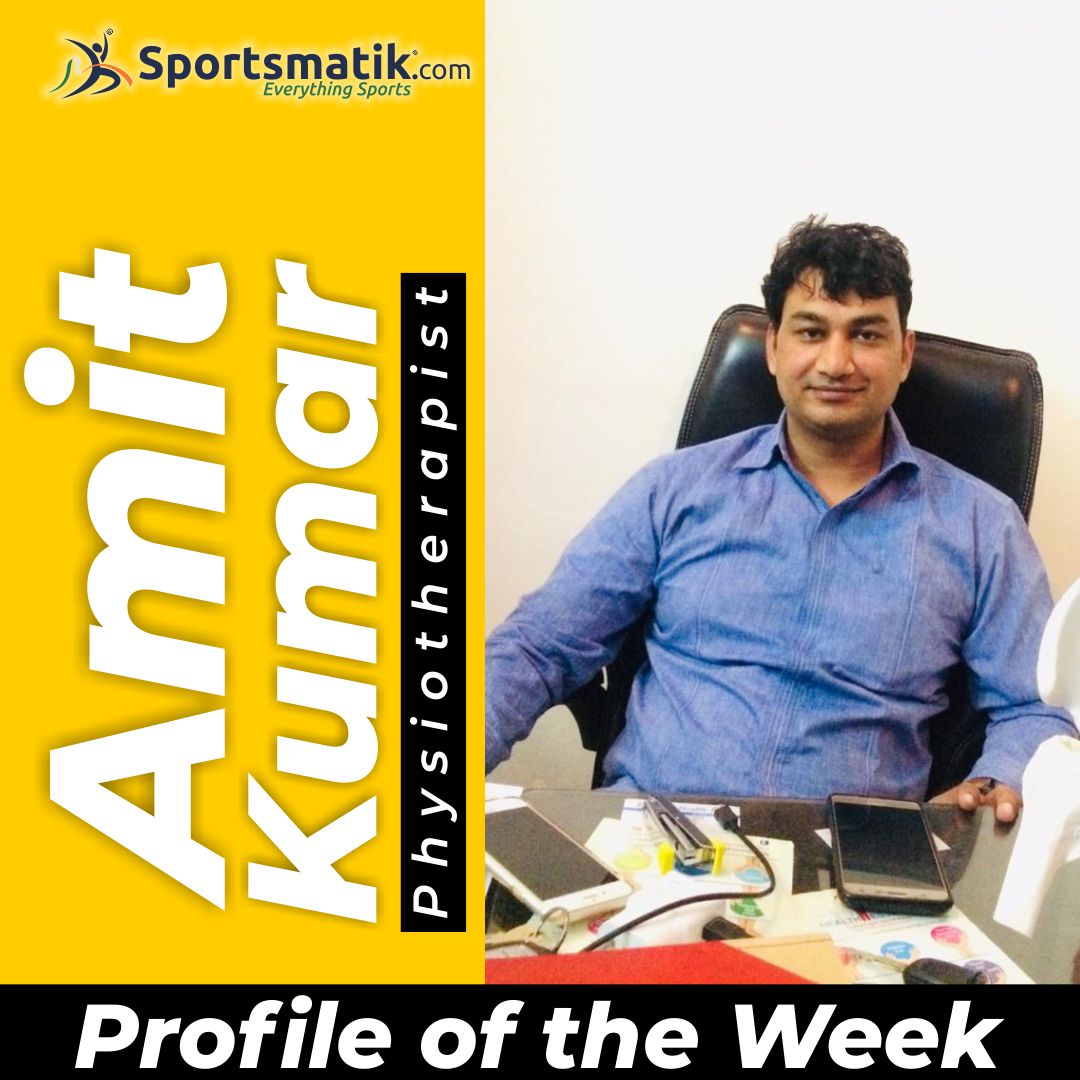 sportsmatik's tweet photo. This time our #ProfileoftheWeek is #AmitKumar who is an experienced #Physiotherapist from Gurgaon. Get to know about him only at https://t.co/DmEY2wHRjR and expand your network.
https://t.co/XLDkvfPdq6 https://t.co/6tbfthZRkI