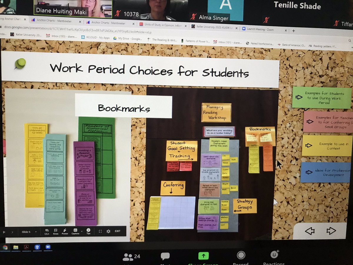My #kelleru is off to a great start! Thanks for sharing all of these ideas <a href="/dmaki15/">Diane Maki</a>... love how you tie the anchor charts to so many different parts of student learning!! #KellerLiteracy <a href="/KISDKellerU/">KellerUniversity</a>