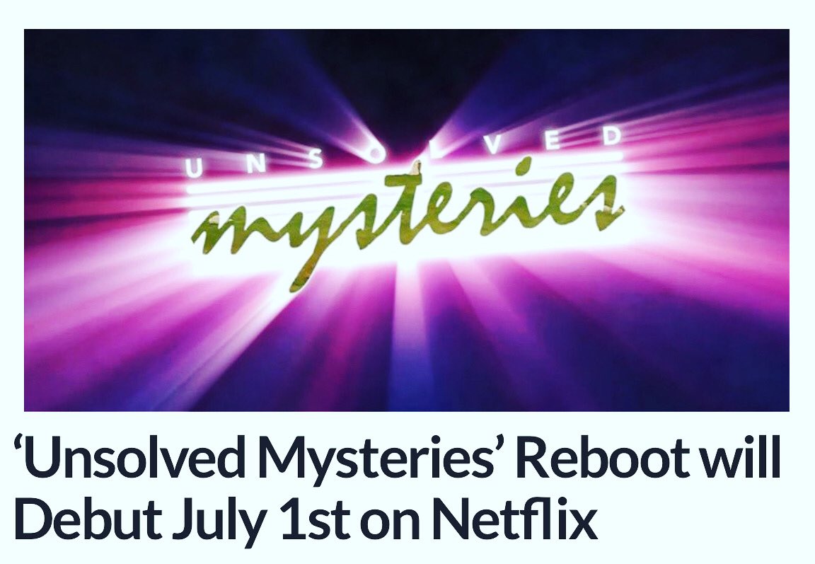 iHorrorNews's tweet photo. Yes!!!! New #UnsolvedMysteries 😱 Read all about it on https://t.co/GyBQ4StDEu (link in bio) 👻👻👻👻 https://t.co/281s394tEL