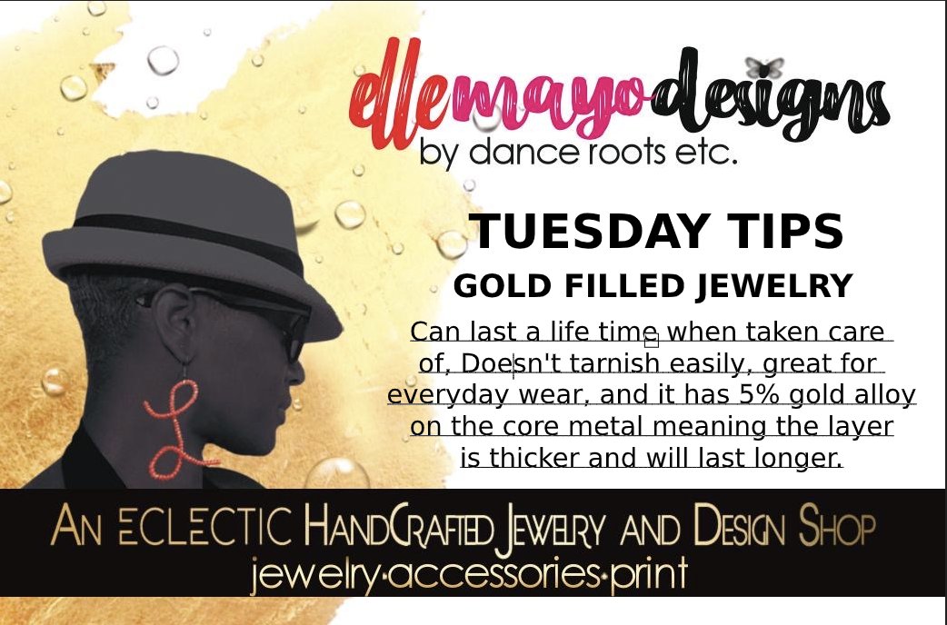 ElleMayoDesigns's tweet photo. TUESDAY'S TIPS.....
.
.
.
.
#gold #goldfilledjewelry #goldfilled #earrings #necklace #tuesdaytips #TipTuesday #TuesdayTruth #jewelry #tips #jewelry #jewelrydesigner #jewelrymaking #jewelryforsale #jewelryart #jewelryblogger #jewelrysupply #jewelryshop #diy #etsy https://t.co/lDHyYab0R7