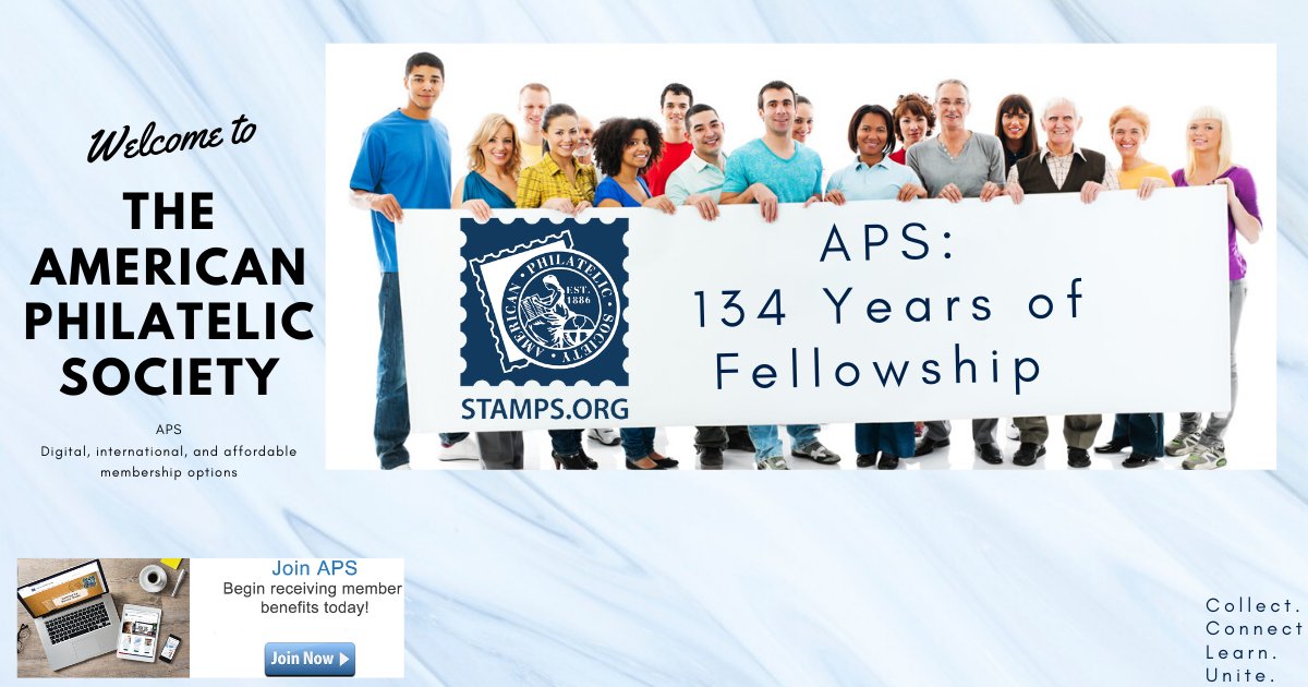 APS_stamps's tweet photo. If you're interested in stamps, history, cultural studies, geography, food; if you love connecting w people who share your enthusiasm for lifelong learning, join the APS now!  There's an affordable membership option for YOU! Visit https://t.co/3vmpGAmKC4 ➡️ JOIN NOW. #philately https://t.co/0FkWyX0Ah9