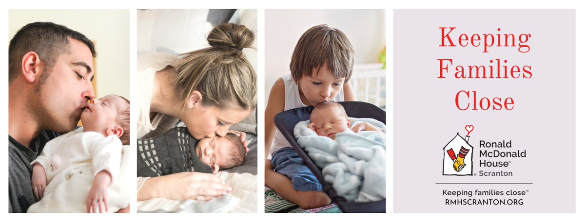 Ronald McDonald House of Scranton
Keeping Families Close in Northeastern Pennsylvania for over 33 years.  RmhScranton.org  #grateful