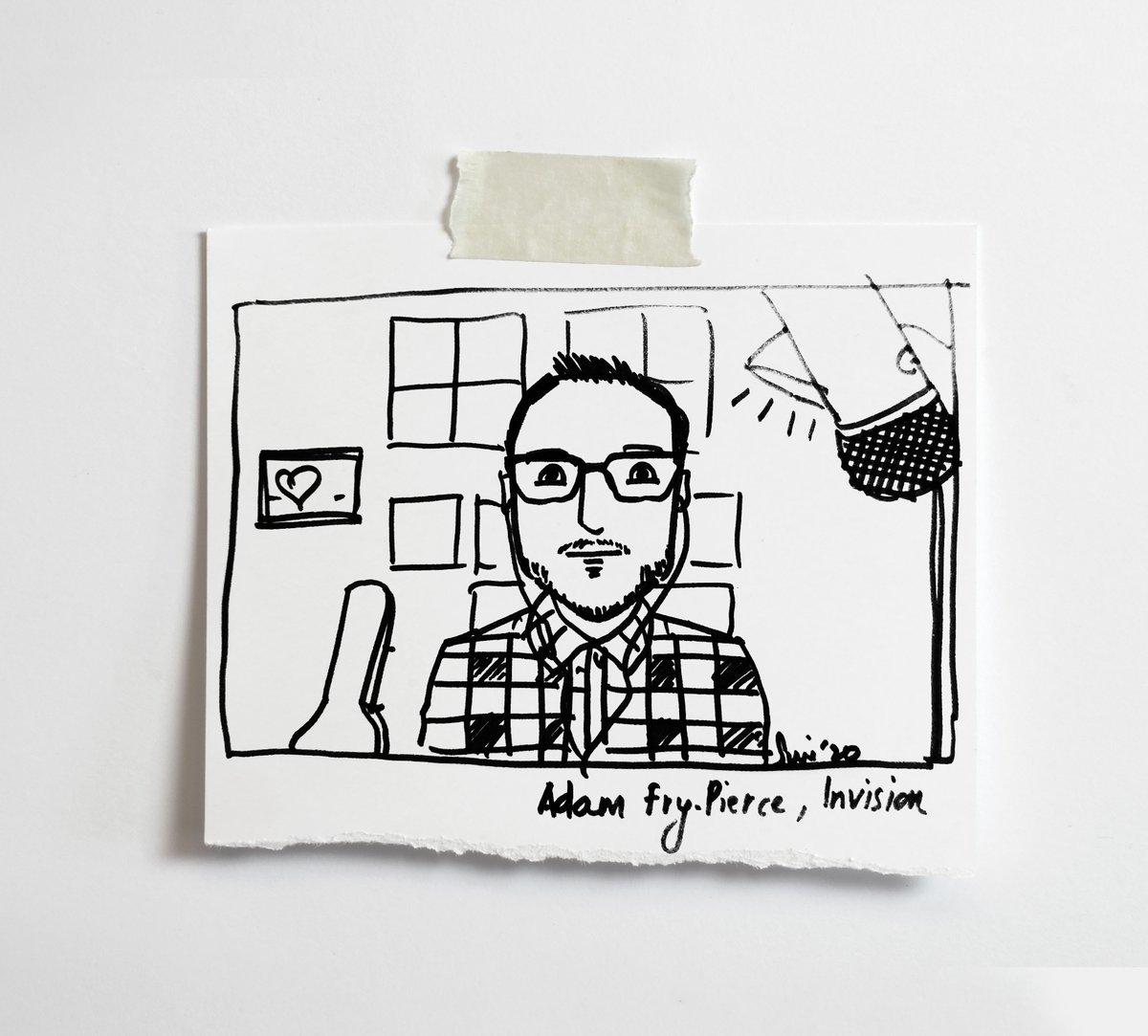 suribbles's tweet photo. Product Leadership (@prodleader) Festival 2020 - Design Edition, Day 1.
@AdamFryPierce from @InVisionApp shared amazing stats &amp; experiences to better harness the power of design. 
#5by5storytelling #V2MOM @salesforce #SketchNotes #SquadRituals #DesignMaturity #QuickDailyStandups https://t.co/5hlVUqqoHH