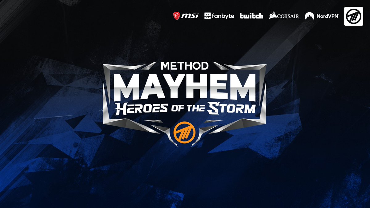 Method's tweet photo. It's Tuesday, and you know what that means! Time for some @BlizzHeroes action! In 30 minutes Method Mayhem Heroes of the Storm cup 2 begins! #methodmayhem
📺Tune in here https://t.co/zl7YSb32cw !
⚔️Check out the brackets: https://t.co/0sZxg84YsS https://t.co/nrlc0tOArL