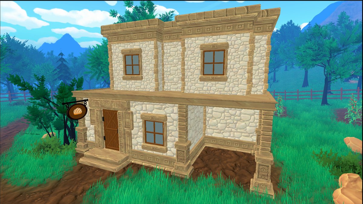 WindyGamesLLC's tweet photo. All three levels of the Inn. And with each level a new menu item it added to the shop. #gamedev #indiegame https://t.co/GaiuO7SVNj