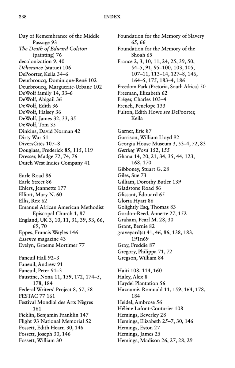 araujohistorian's tweet photo. Interested in the fall of pro-slavery monuments? Check parts of index of my book Slavery in the Age of Memory discussing them in US, UK &amp; France + examining monuments memorializing the enslaved. Pre-order 35% discount code for UK is GLR TW4 &amp; US is GLR TW5 https://t.co/vSYV2VODjv https://t.co/L138XPs2AF