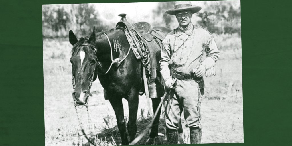 T.R. had visited #Dakota before, so when his wife and mother passed on the same day, he already knew the only place that could soothe his soul. #Onthisday in 1884, he lighted out for the #Badlands once again, establishing his residence at #ElkhornRanch shortly after arrival.