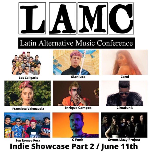 CimafunkOficial's tweet photo. Gracias por dejarnos formar parte @theLAMC ! 🔥
Indie Showcase Part 2 lineup for #LAMC2020: @LOSCALIGARIS , #gianluca, #cami, @franciscamusic , @elenriquecampos , @CimafunkOficial , @sonrompepera , #cfunk, @SweetLizzyProj . Tune in Thursday, June 11th NYC 3:50PM https://t.co/ibdOYK9qcR