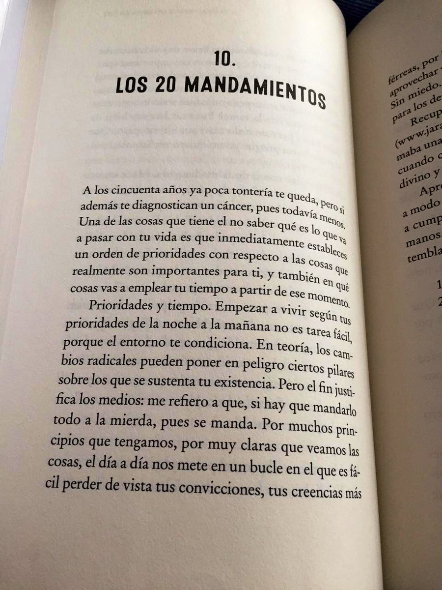 canelaenrama's tweet photo. Los 20 mandamientos según Pau Donés 💫🖤 recomiendo ponerlos en práctica para una vida ligera y feliz. https://t.co/hCueDOGwC7