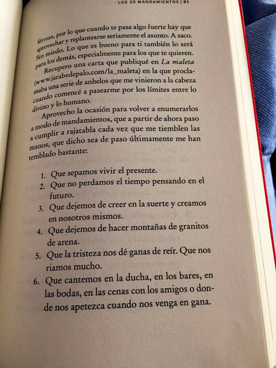 canelaenrama's tweet photo. Los 20 mandamientos según Pau Donés 💫🖤 recomiendo ponerlos en práctica para una vida ligera y feliz. https://t.co/hCueDOGwC7