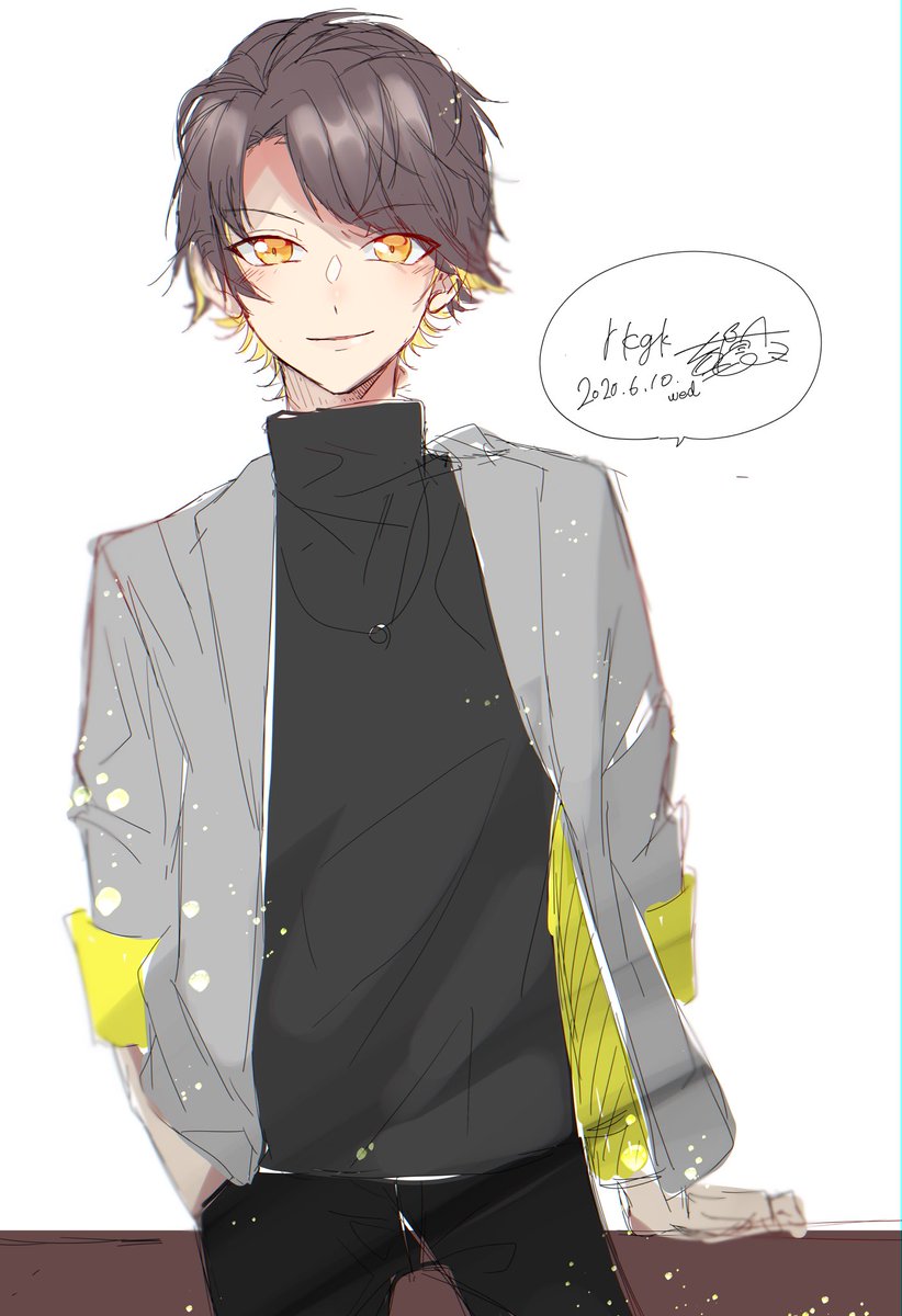 ちゃんと描いてたんだけど、普通に疲れてるのかラフで3時間くらいずっと同じとこ描き始めたのでらくがきとして供養する… 