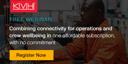 KVH's tweet photo. Sign up for our #free interactive #webinar with KVH's SATCOM and crew content experts to explore the importance of #connectivityatsea!
Don't miss out, register today: https://t.co/Wo7nUWvBjv
#seafarers #connectionsmatter #maritime https://t.co/UCnjkFWF8g
