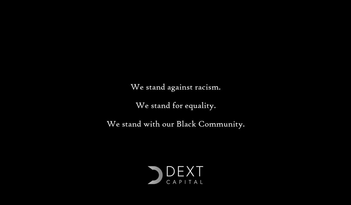 DextCapital's tweet photo. "As an Asian immigrant speaking zero English growing up I experienced discrimination 1st hand, I believe every one of us has a role to play to effect positive change. Dext stands against racial injustices &amp; believes every person has the right to be respected." –Dext CEO, Kyin Lok https://t.co/DgfttP9spQ
