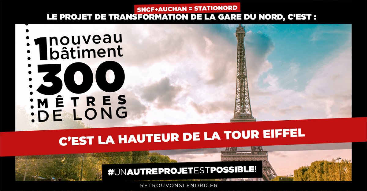 _RN2GN's tweet photo. #GareDuNord2024 : un projet inadapté.

Le @gouvernementFR (actionnaire de la SNCF) refuse de financer la rénovation et préfère qu'@AUCHAN_France construise un gigantesque paquebot commercial, au cœur de la gare.

@Elisabeth_Borne un avis ?

#UnAutreProjetEstPossible ! https://t.co/4YUVx5UwsX