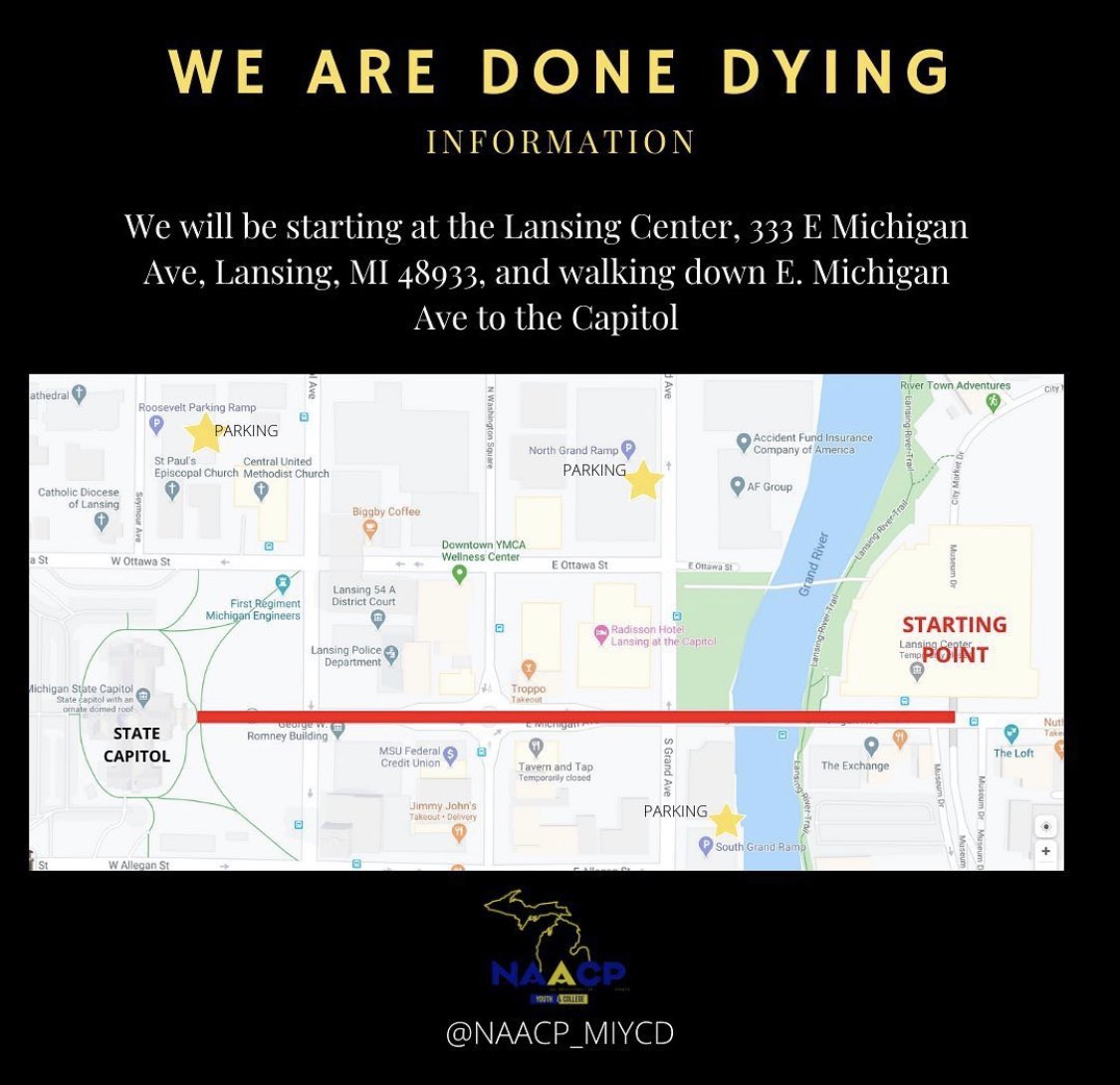 DETROITNAACP's tweet photo. We need you to stay engaged!  Especially our youth and young adults. Pick one or all three, but definitely participate in at least one and spread the word. 

#CopingAndTheCulture
#WeAreDoneDying
#NAACP
#Elections2020 https://t.co/ThX5i35D54