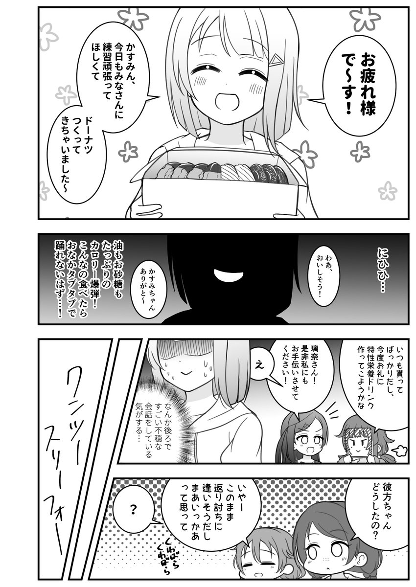 中須かすみちゃんの漫画です。③
続きです。まだ続きます。 