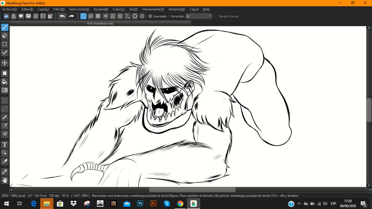 beyonderz8's tweet photo. Haciendo un boceto del NUEVO Titan Mandíbula 🦅🔥
¿Qué les parece?👀 ¿algo por mejorar?
#shingekinokyojin129  #attackontitan129 https://t.co/d0qcMdsnQf