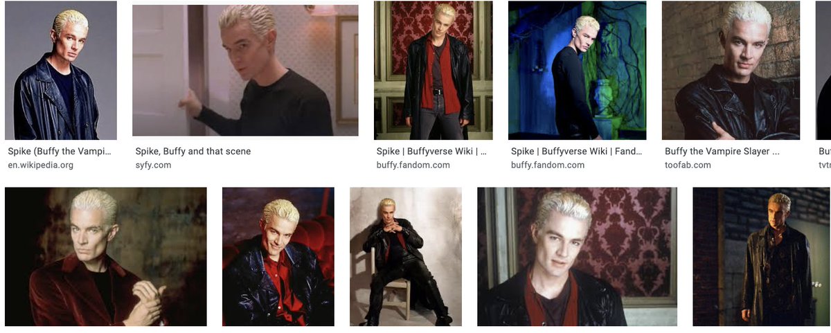 (this is how spike normally dresses that outfit is an outlier unfortunately a fucking seeing red screencap is the 2nd image fuck seeing red worst episode of anything ever to air)
