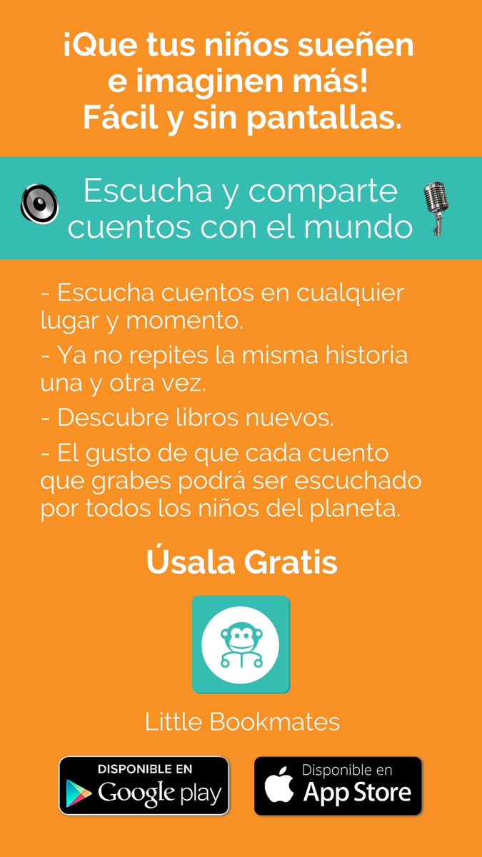 Pacto1aInfancia's tweet photo. Descarga gratis la app, escucha y graba cuentos increíbles con tus hijas e hijos de 0 a 12 años. Una excelente opción para disfrutar en familia. #LaNiñezImporta
https://t.co/1xgJ26UNON
https://t.co/XKdBvaqpVG… https://t.co/PsFxPJ6csX
