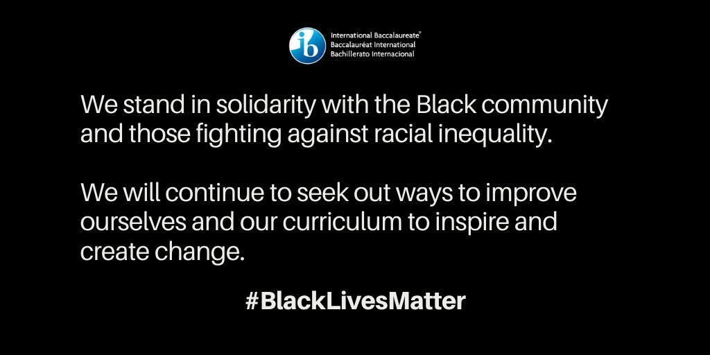 We condemn all forms of racism. We are working to reflect on how we live these values today and are actively developing plans on how we can help lead change globally. #BlackLivesMatter