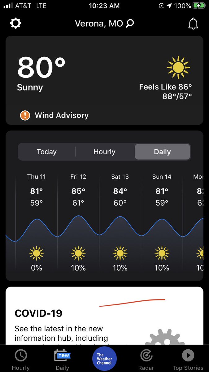 vr7baseball's tweet photo. Looking like it will shape up to be another nice weekend of @MidAmBaseball at Verona! Let’s hope this forecast holds true! https://t.co/lS50ggr2XK