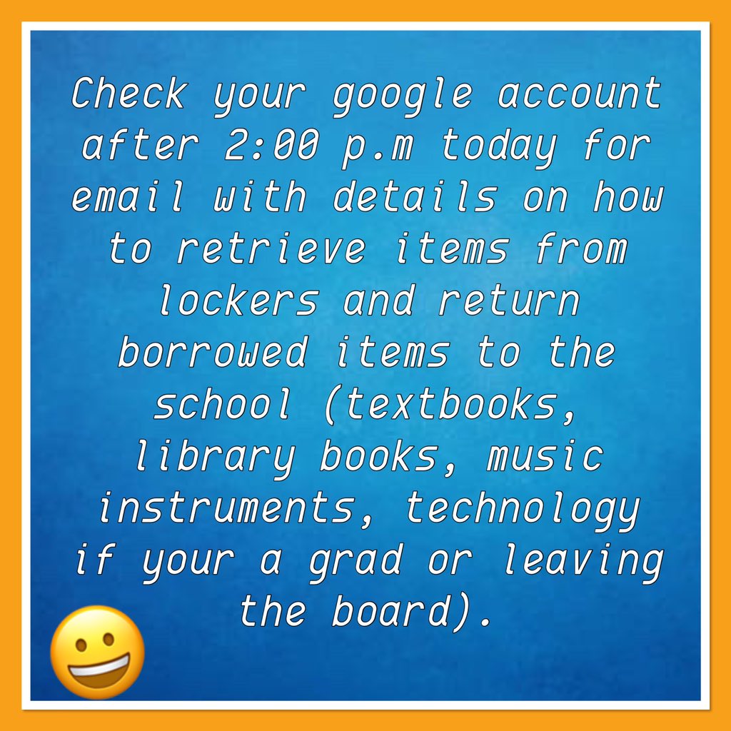 Message for NP students - Please share <a href="/NorthParkSAC/">North Park SAC</a> <a href="/sherrydalcin/">Sherry Dalcin</a> <a href="/MrSamirChawla/">Samir Chawla</a> @DrVPBellini @NPSSDrama <a href="/GLOWnpss/">GLOW at North Park</a> <a href="/PeelSchools/">Peel District School Board</a> @NPSS_EcoClub <a href="/NPBLACKDIAMONDS/">NPBlackDiamondsClub</a> <a href="/NPSS_Guidance/">North Park Guidance</a> <a href="/NPSSDECA/">North Park DECA</a> <a href="/NPSSHOSA/">North Park HOSA</a>  <a href="/NP_ArtsCouncil/">NPSS Arts Council</a>  <a href="/NPSS_Athletics/">North Park AC</a>