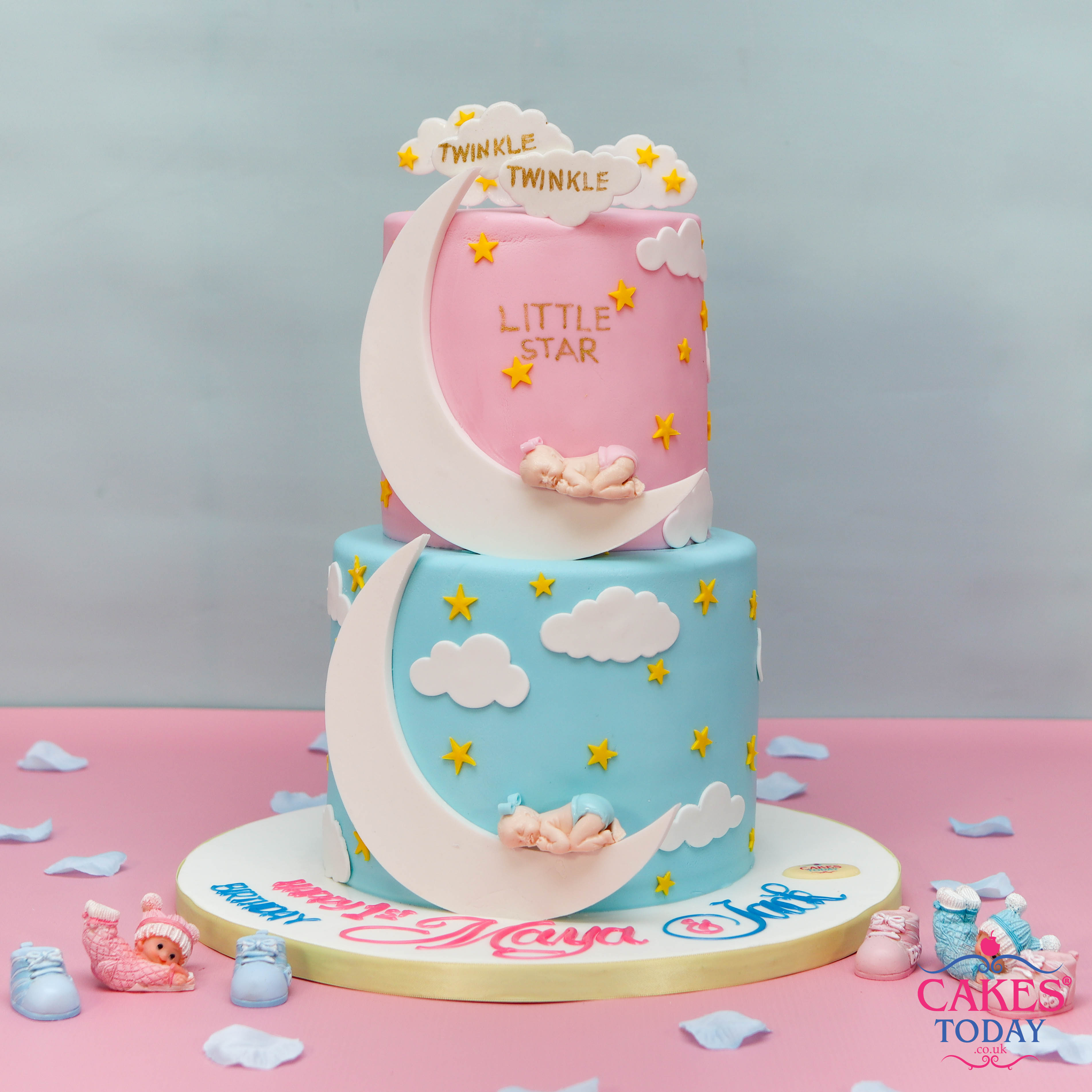 Twinkle twinkle little star baby shower cake 2025