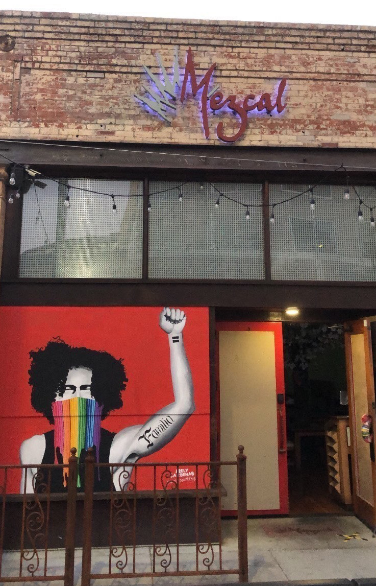 #CRG skater Jas Hubbard is now on a mural in San Jose! ✊🏽 🏳️‍🌈 Here's how it happened... (1/4) 

#DerbyTwitter #RollerDerby #BlackLivesMatter #PrideMonth