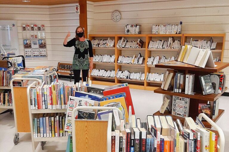 “Should I return my books?”

Not yet! We encourage you to hang onto them for now. It will help us work through the items we collected since March. Besides, there will be no overdue fines until further notice!