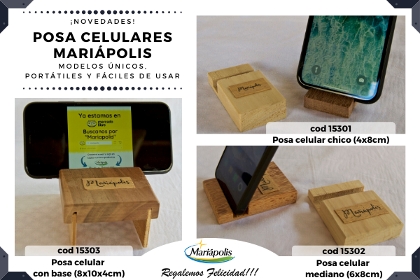 ProductosMarip1's tweet photo. POSA CELULARES MARIÁPOLIS
Nuestra última gran novedad!

Lanzamos a la venta nuestros posa celulares únicos, portátiles y fáciles usar. 
Ya disponibles en nuestra tienda virtual: https://t.co/P3Gl97IspM
Regalemos Felicidad!!!

#regalemosfelicidad #mariapolis #productosmariapolis https://t.co/rGfOqhJ5Ry