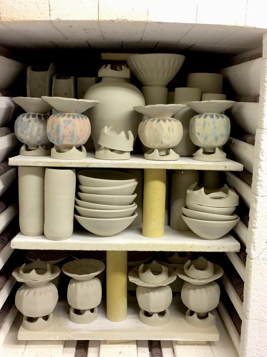 Our artists are busy making, drawing, painting and producing stunning work ready for when we open - here is Anja Penger-Onyett's ceramics and kiln getting ready for fireing - exciting!

<a href="/ceramicsbuyanja/">Anja</a>
<a href="/Eagle_Gallery/">The Eagle Gallery</a> <a href="/eaglebookshop/">Eagle Bookshop</a> #ceramics #fireingceramics #makingart