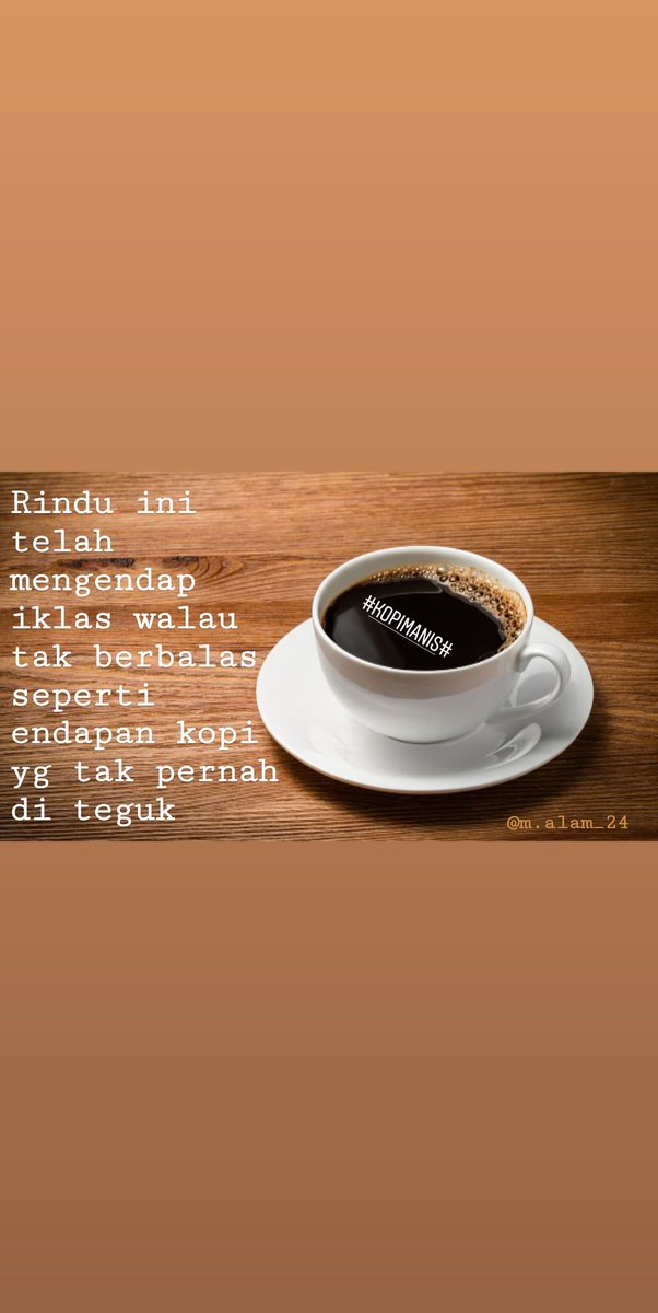 muhammadkalamu9's tweet photo. Quotes malam ini tema nya rindu tapi gak tau siapa yg di rindukan😂 https://t.co/JYhQtwBirI