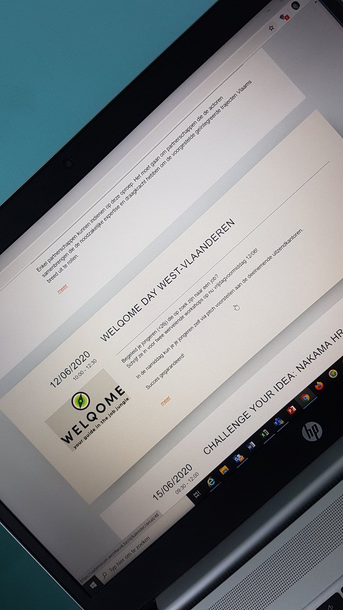 AnnickDW_TRAVI's tweet photo. Alle registers open! #welqomeDay West-Vlaanderen op de kalender van #vademecum @POMWVL #west4work Voor jongeren die op zoek zijn naar een job! https://t.co/x6GQw4IPPF  inschrijven maar! Aantal plaatsen onbeperkt! @VFUFFI https://t.co/mUax0f25iK