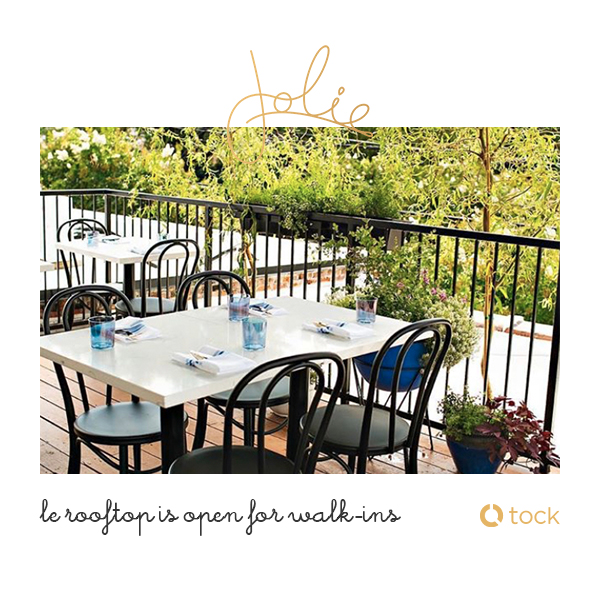 We are excited to announce the re-opening of our dining room and rooftop today at 5:00pm. Reservations for the dining room are available through TOCK (link in profile) and walk ins are welcome on le rooftop.