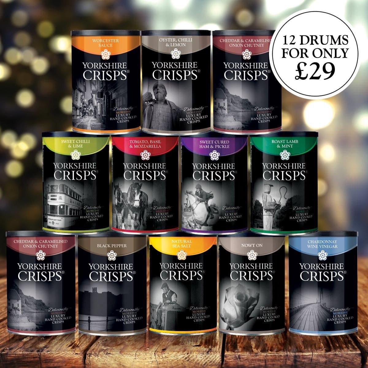It’s Father’s Day on Sunday and our Party Pack of 12 Yorkshire Crisps drums make the ideal gift with 11 different flavours to choose from. Have them delivered directly to his door- perfect with a nice cold pint 🍻 

Order now at yorkshirecrisps.com