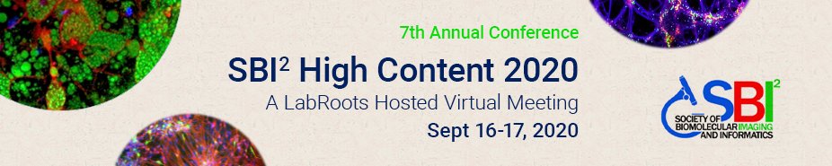 sbi2_org's tweet photo. Registration is now open for High Content 2020 virtual conference. Registration is free!!
#highcontent2020 #Microscopy #VirtualConference #virtualscientificconference #HighContentScreening #bioimaging #biomolecularimaging #Bioinformatics https://t.co/Q94ebd9B8r