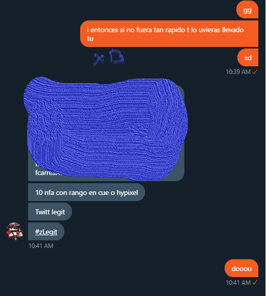 SrPushenHD's tweet photo. la presente es para demostrar mi infiinita gratiud al sr @nozhuke por el cumplimiento del premio al 1 fav haciendo el uso del #zLegit y mostrando la evidencia con una captura
gracias por su atencion https://t.co/HIxl2kcoux