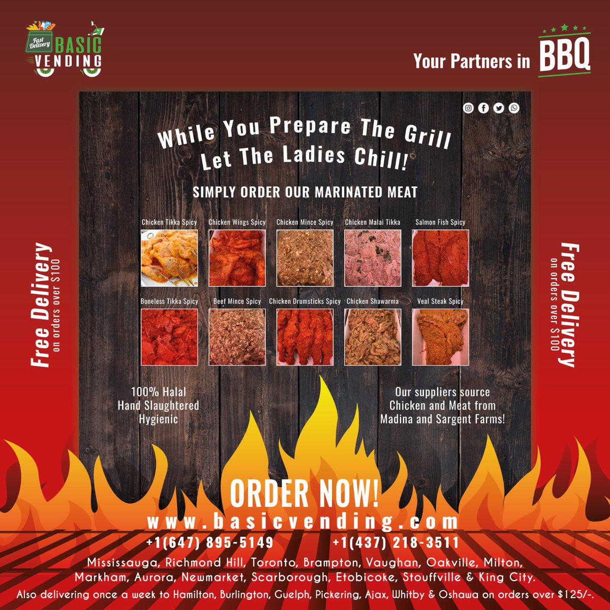 basicvending's tweet photo. While You Prepare The Grill,
Let The Ladies Chill!

Simply order our marinated meat at https://t.co/4j0cbDXHnc now!

#stayhome #staysafe #stayhealthy #staypositive #stayhomestaysafe #halalmeat #onlinegroceries #BBQ https://t.co/m0lOeEIm60