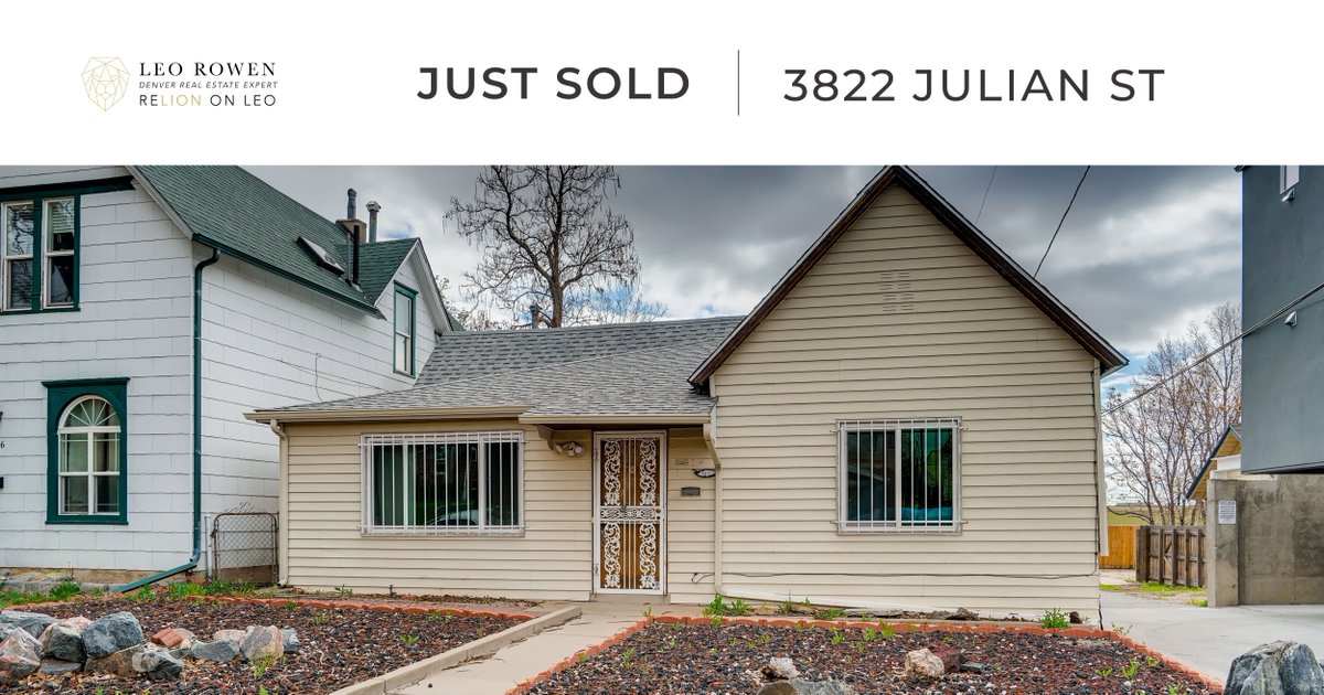 leorowen's tweet image. This Berkeley home just sold! Congrats to my clients on the sale of this great property. #justsold #berkeleydenver #denverrealestate #denverbroker #whyremax