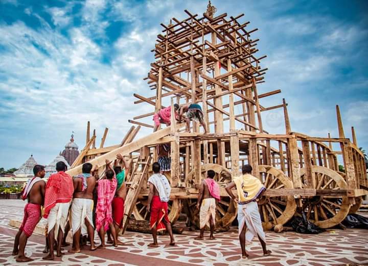 DeepakP65416046's tweet photo. Work in progress
#Rathajatra 
#utkalutsav 
#jagannathswami 
#badamandir https://t.co/0xsbYbAGiH