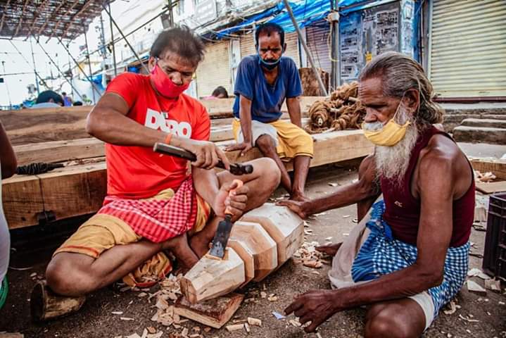DeepakP65416046's tweet photo. Work in progress
#Rathajatra 
#utkalutsav 
#jagannathswami 
#badamandir https://t.co/0xsbYbAGiH
